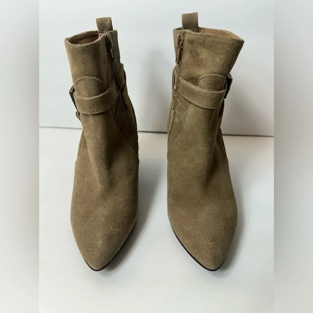 Charles David Women’s Taupe Suede Wedges Size 37 (6.5)